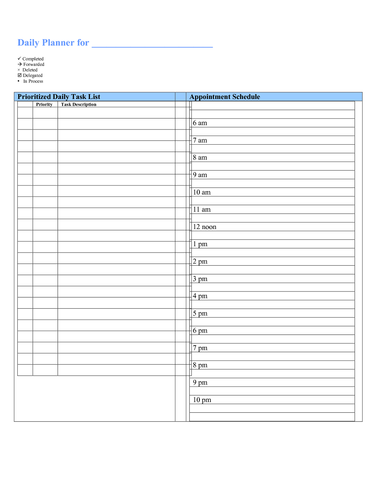 free printable planner pages new