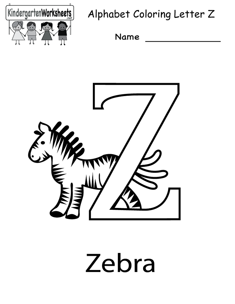 letter z worksheets to print activity shelter