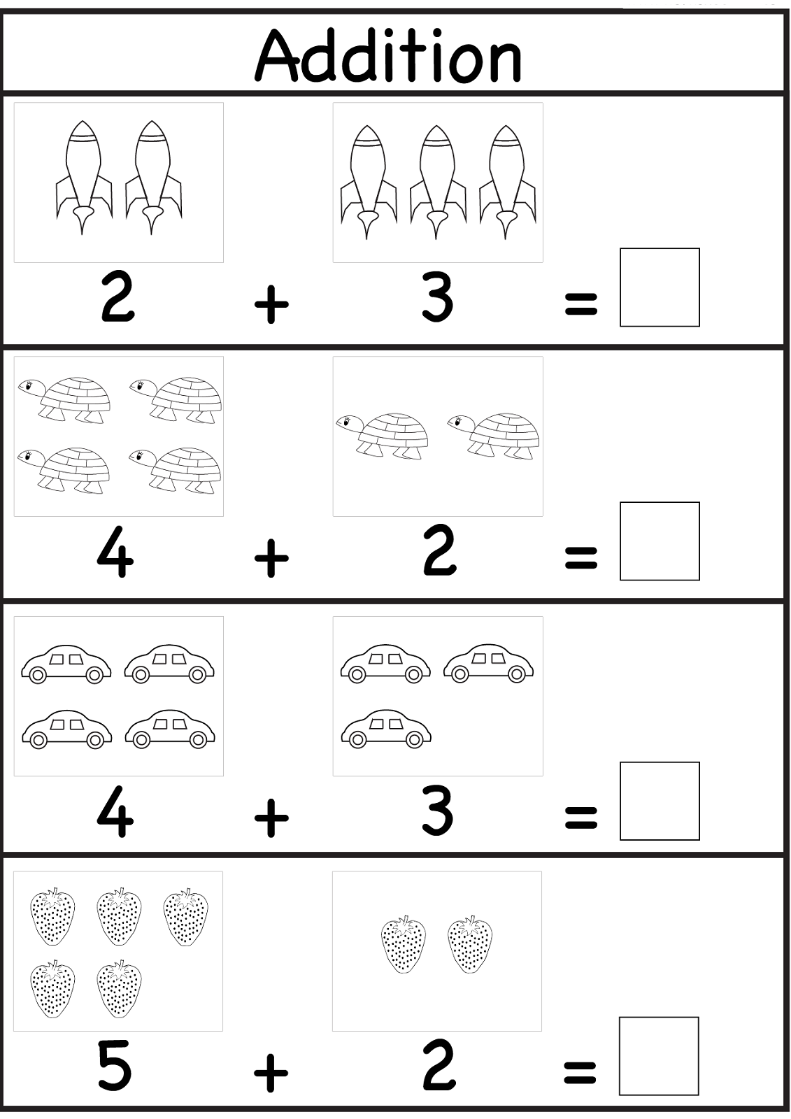 Free Printable Math Fun Sheets