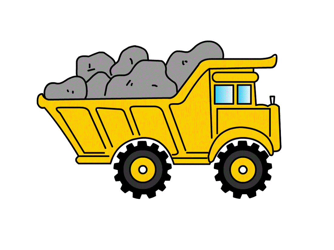 pictures of big trucks for kids simple