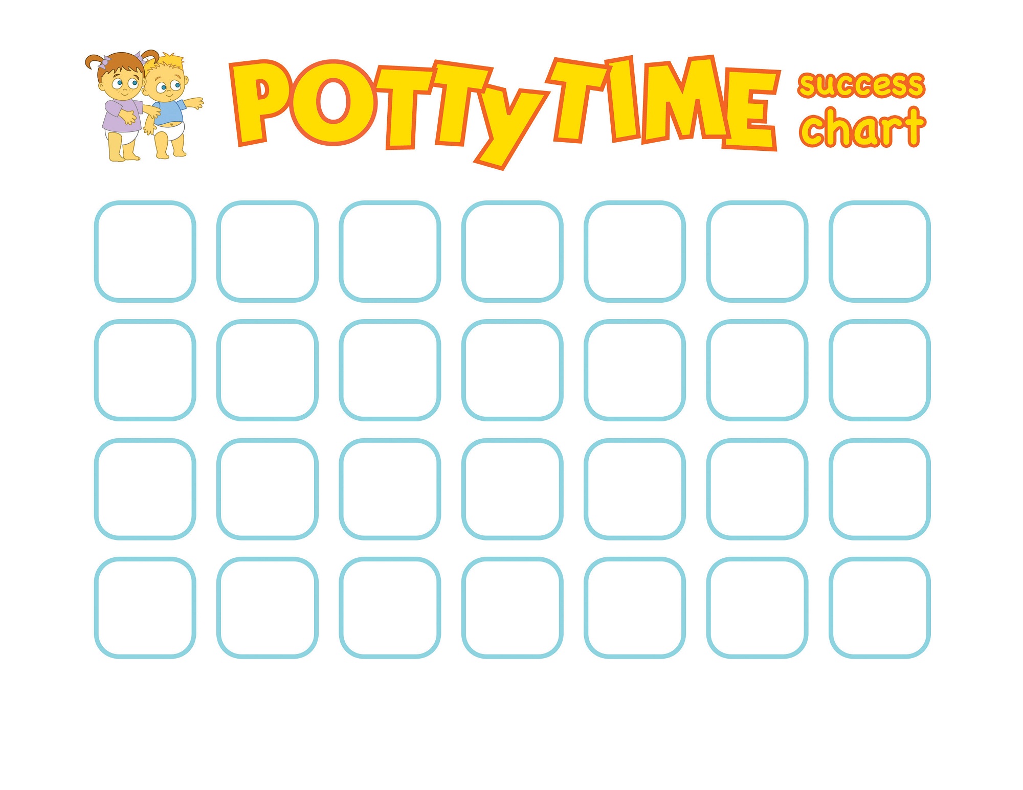 Kids Potty Chart