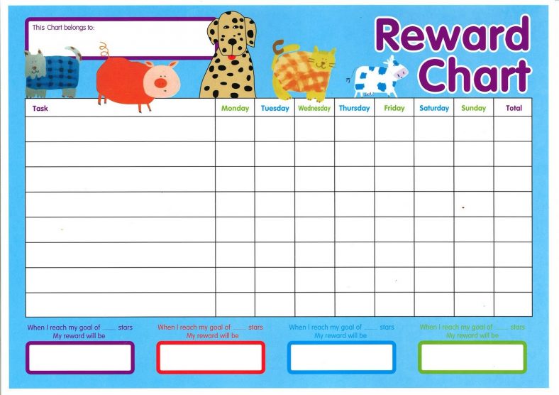 Printable Reward Charts for Kids | Activity Shelter