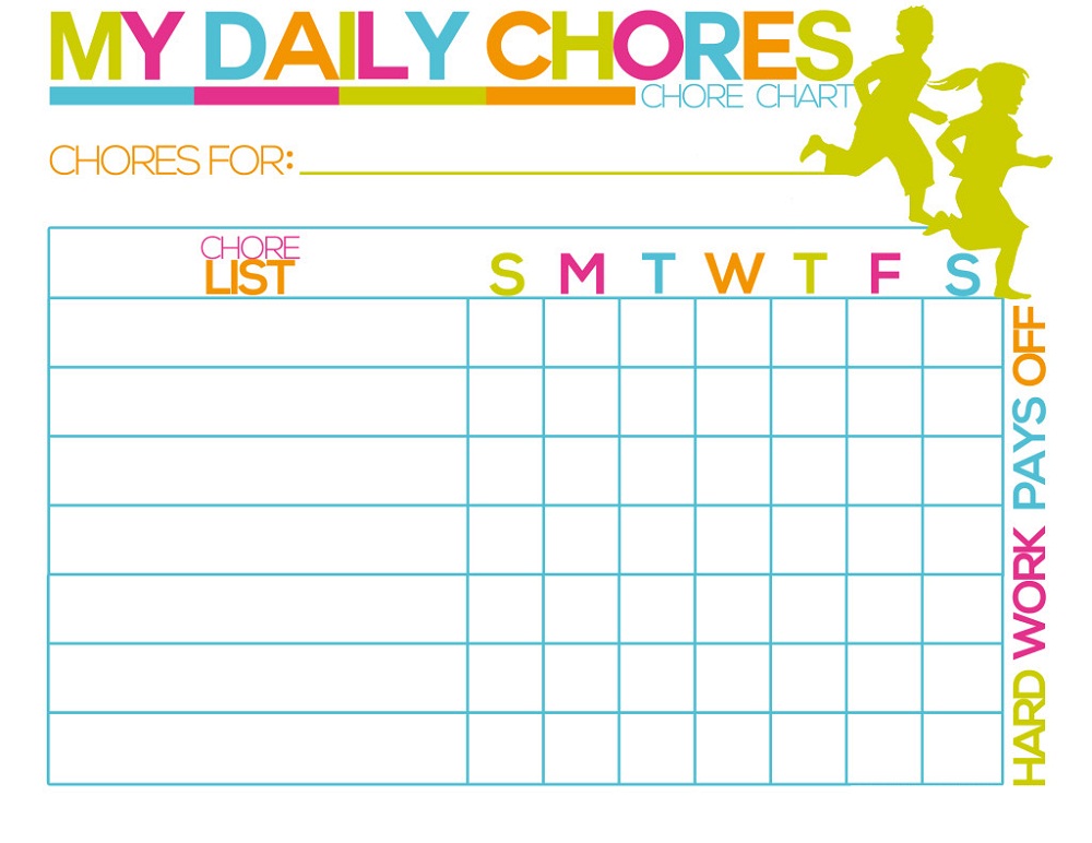 Daily Reward Chart Printable