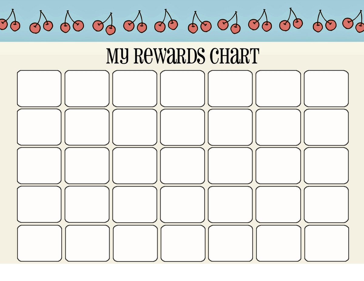 Printable Sticker Reward Chart Prntbl concejomunicipaldechinu gov co