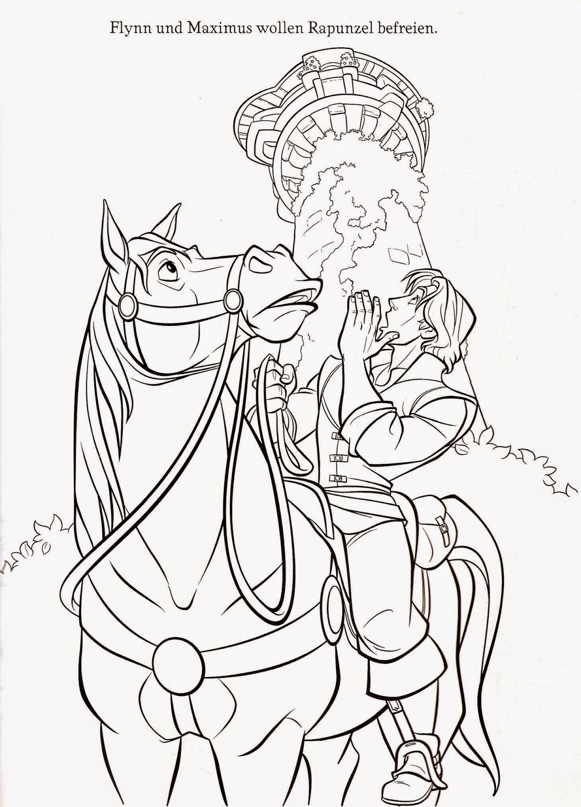 Tangled Coloring Pages Printable | Activity Shelter