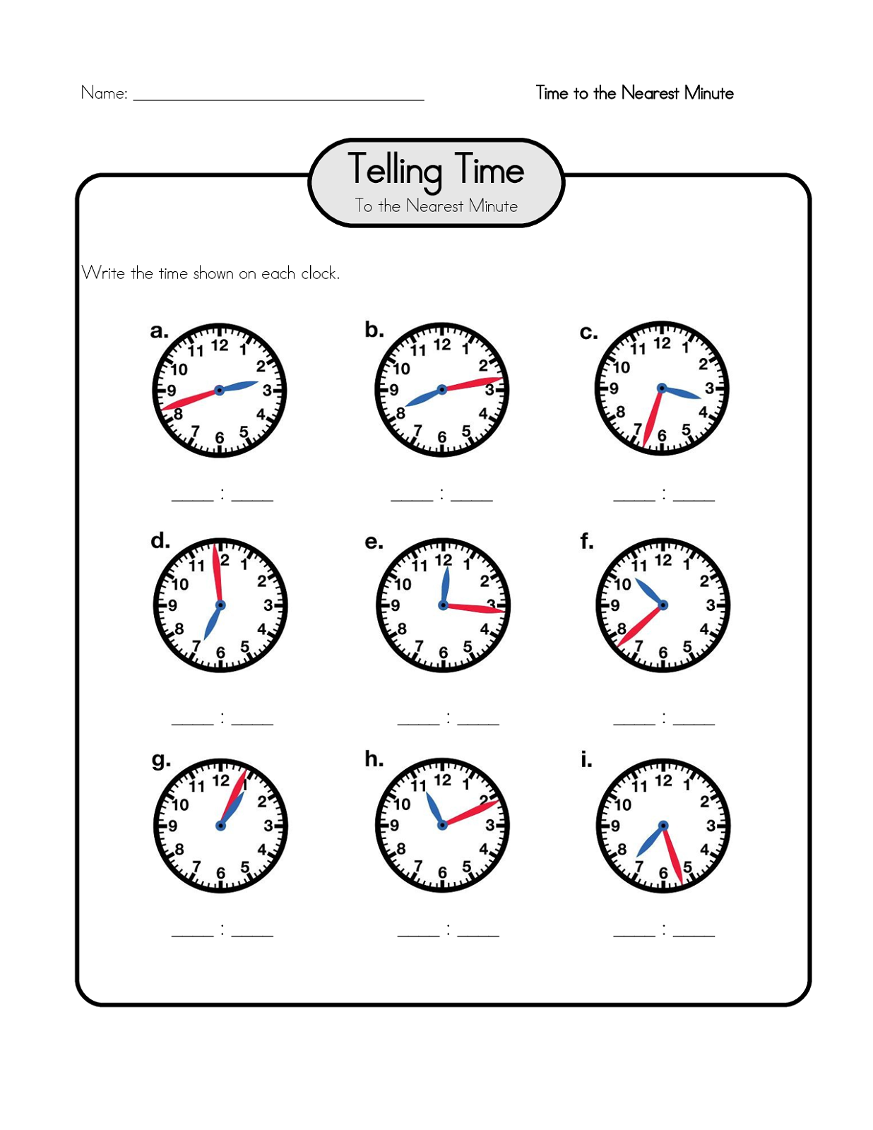 time elapsed worksheets free