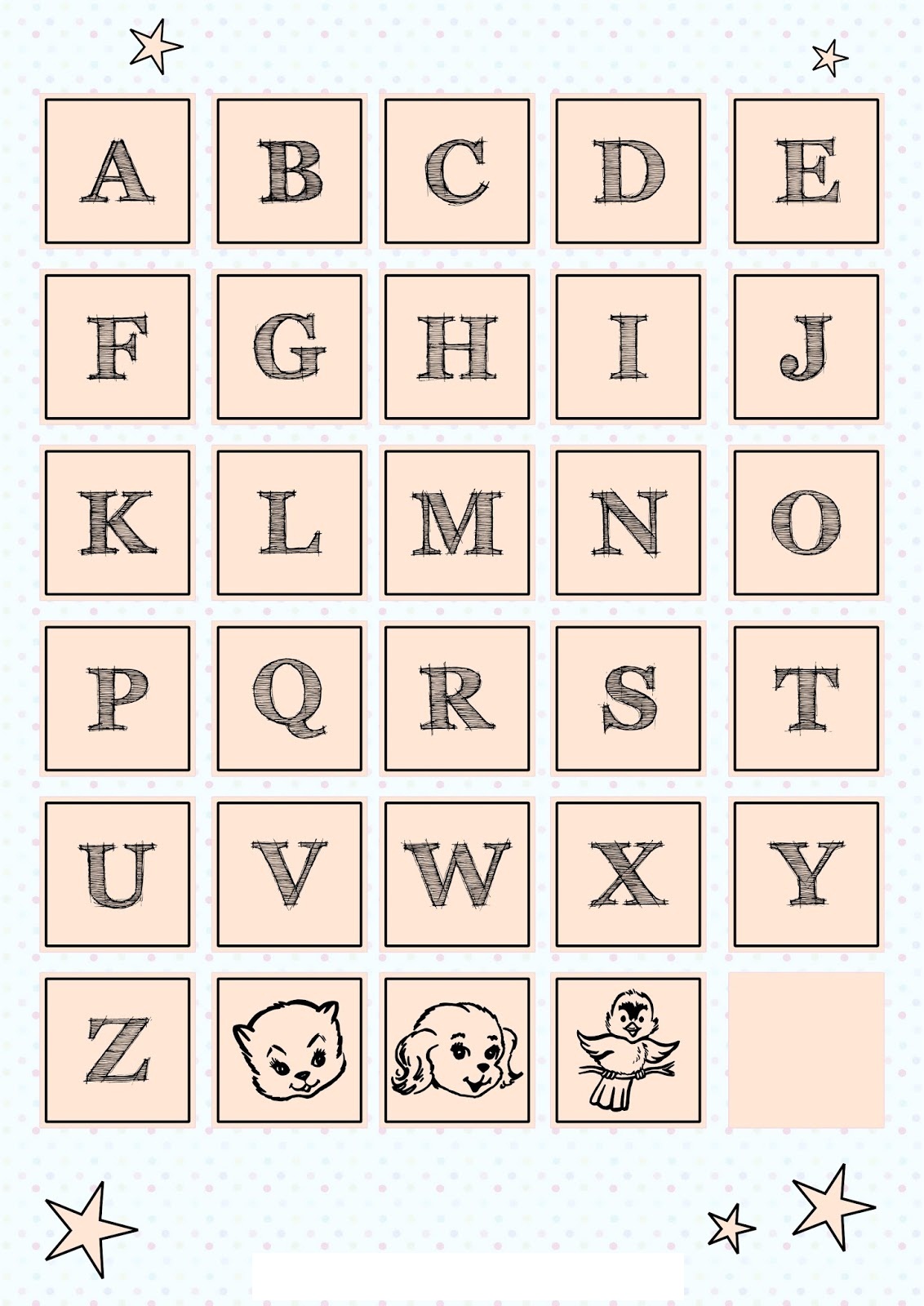 Free Printable Alphabet Letters For Preschoolers