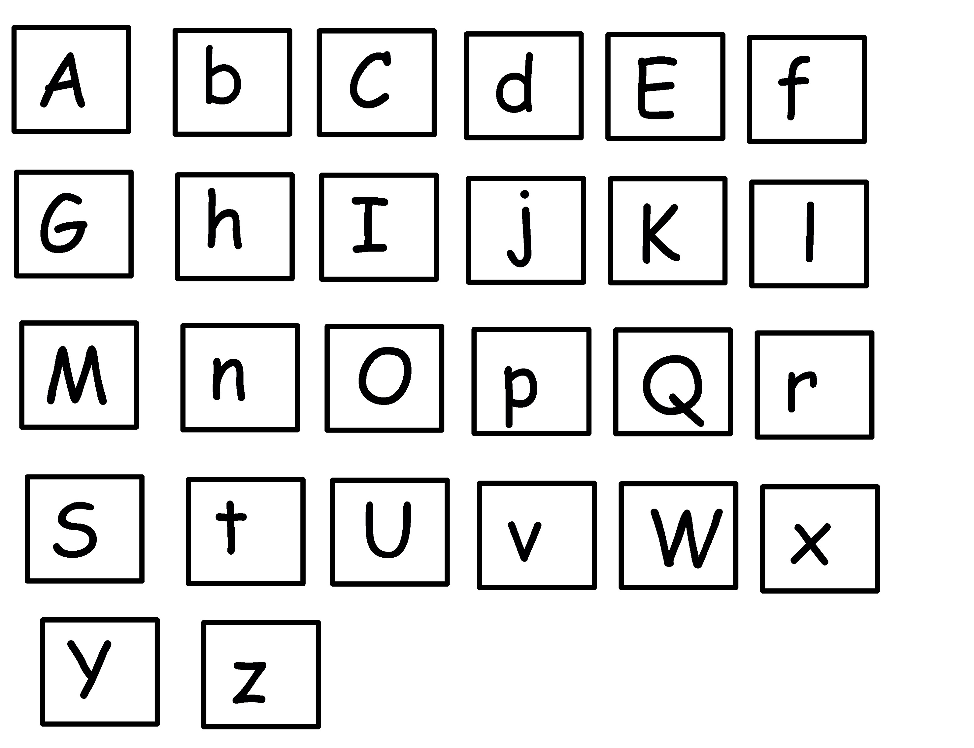 Alphabet Printable For Preschool Activity Shelter