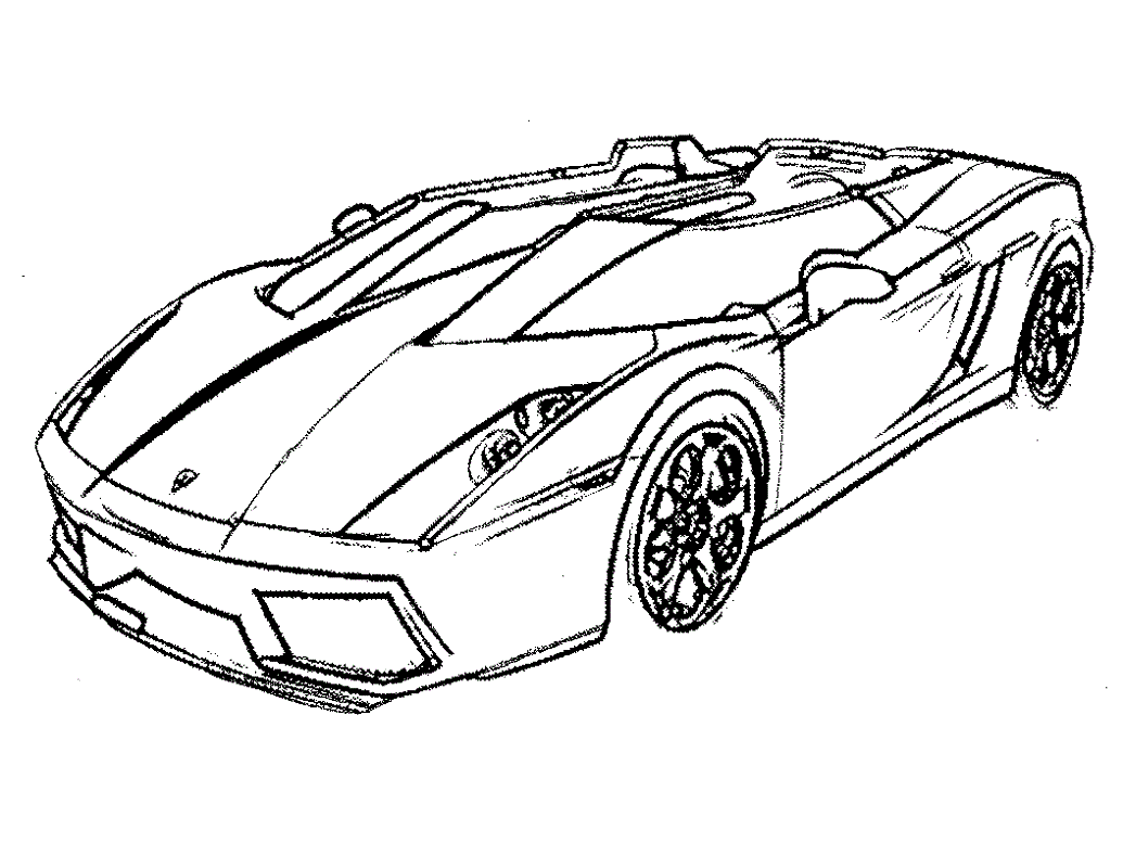coloring pages printable car