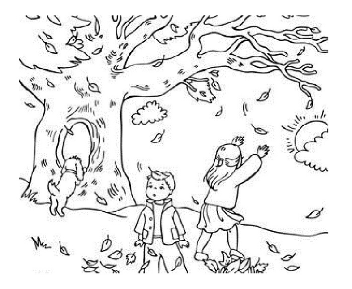 fall coloring pages for kids