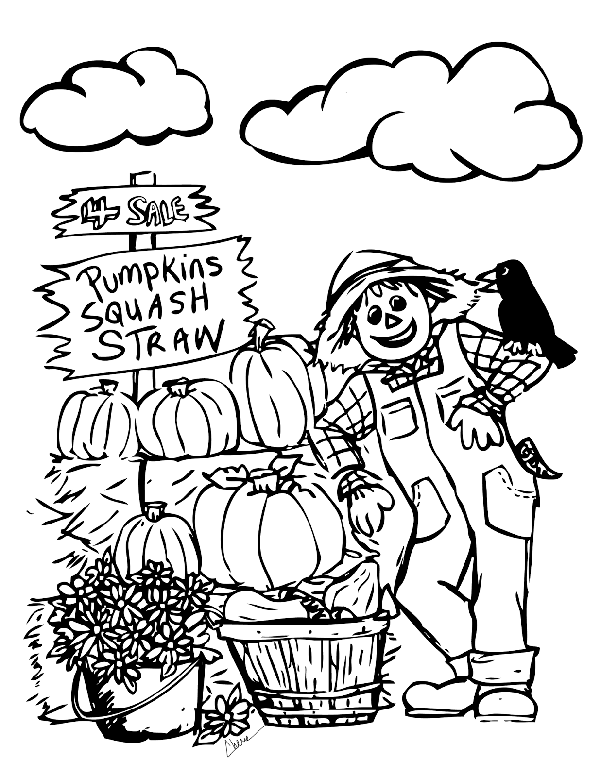 Fall Coloring Sheets Printable | Activity Shelter