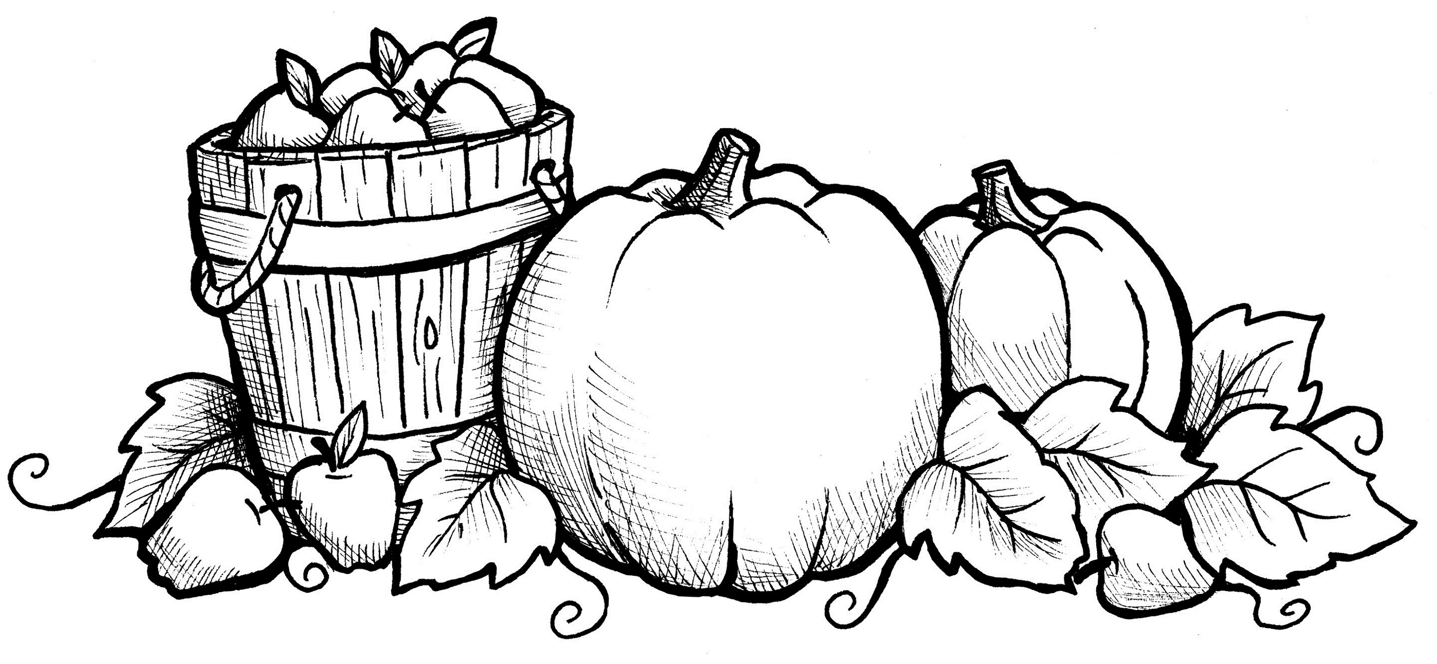 Effortfulg Fall Harvest Coloring Pages