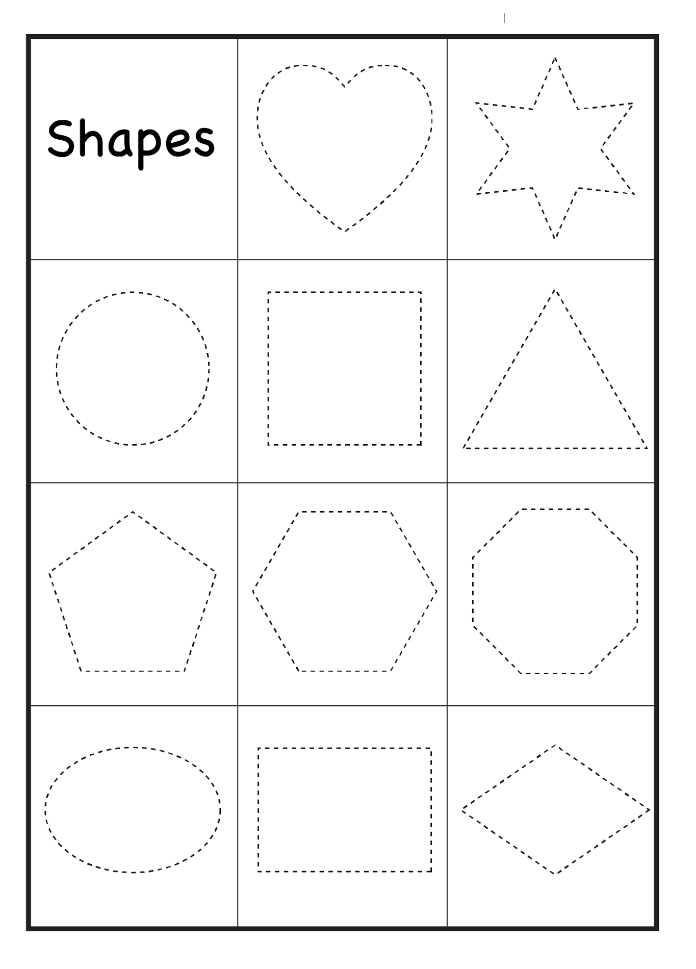 Printable Learning Activities For Toddlers
