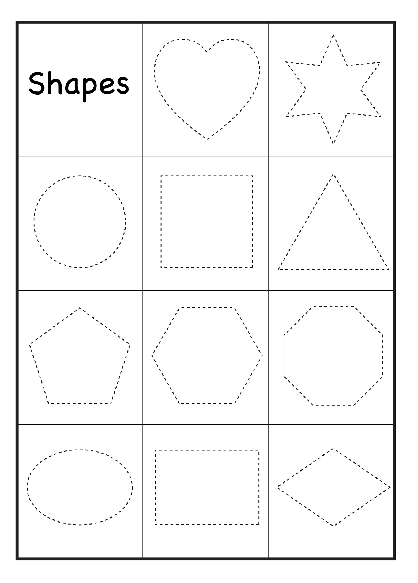 Free Preschool Learning Printables Printable Templates