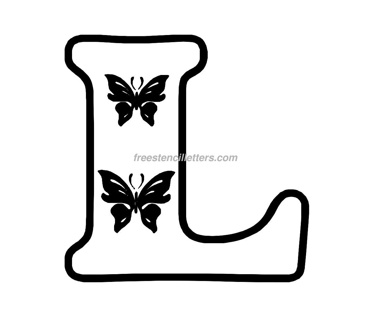 free printable letters letter L