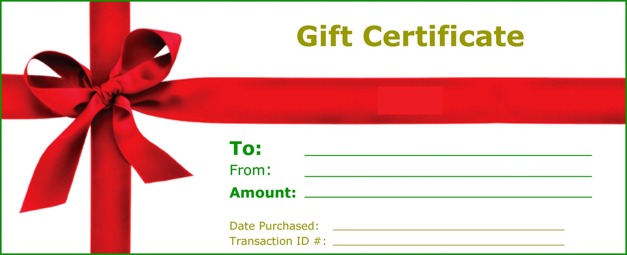 Gift Certificate Templates to Print Activity Shelter