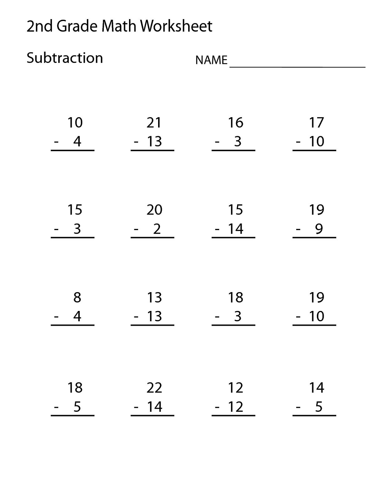 math worksheets for grade 1 for practice