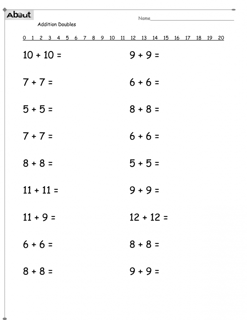 Math Worksheets for Grade 1 | Activity Shelter