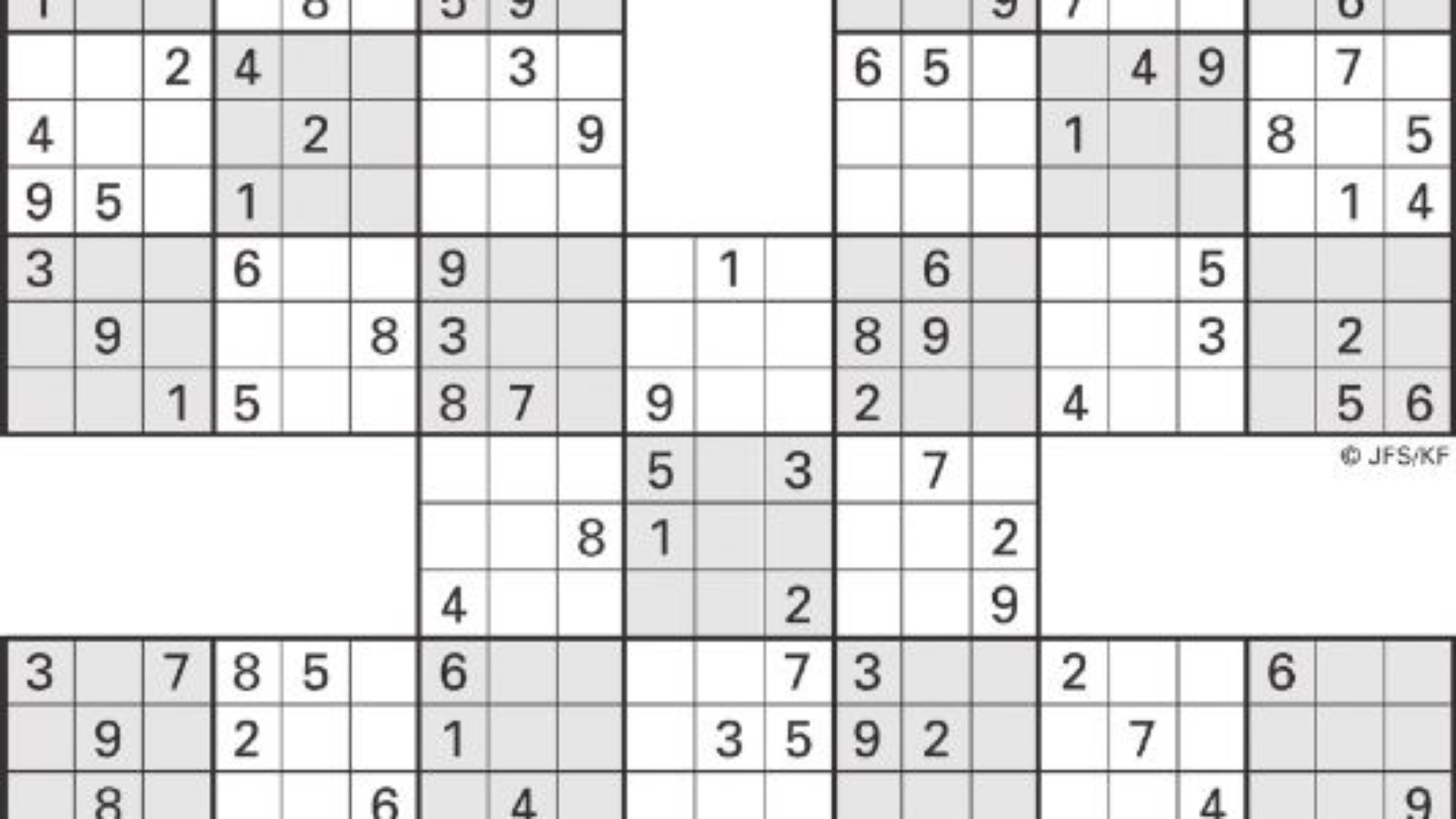 sudoku high fives 2016