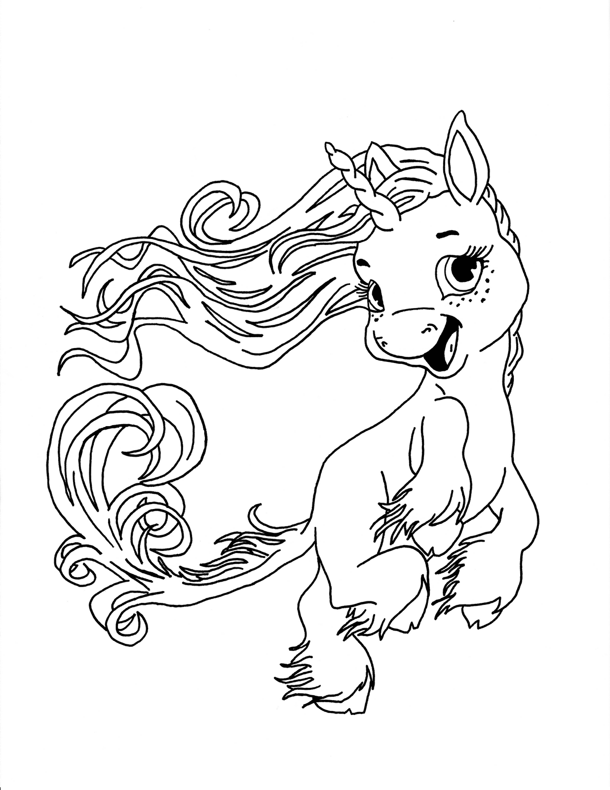 510 Free Unicorn Coloring Pages For Kindergarten  Images