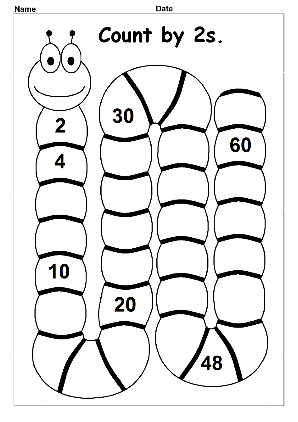 Count by 2s Worksheets | Activity Shelter