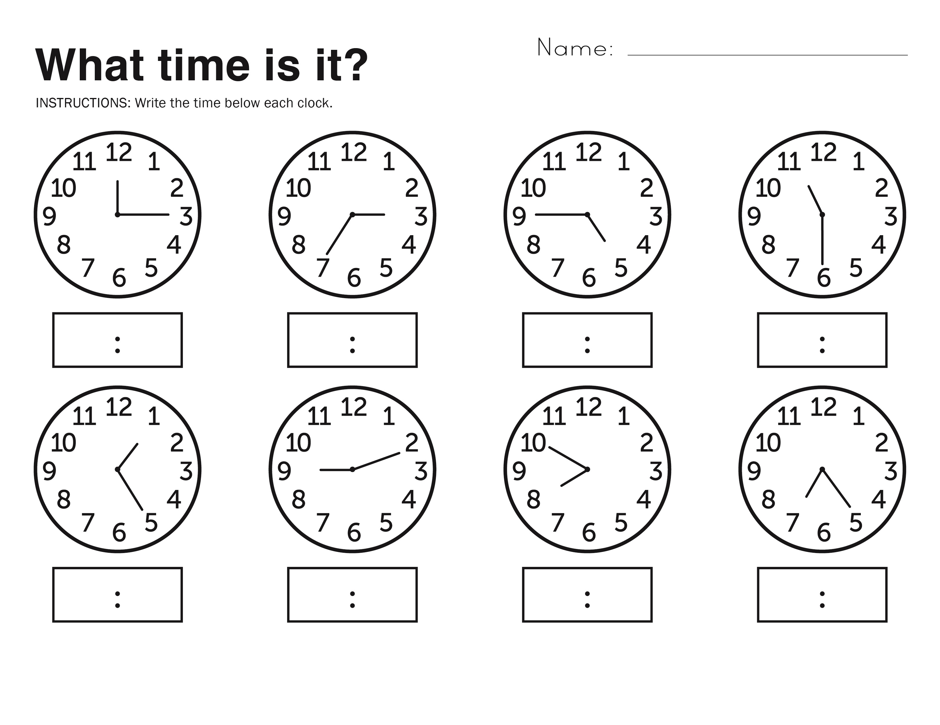 easy elapsed time worksheet exercise