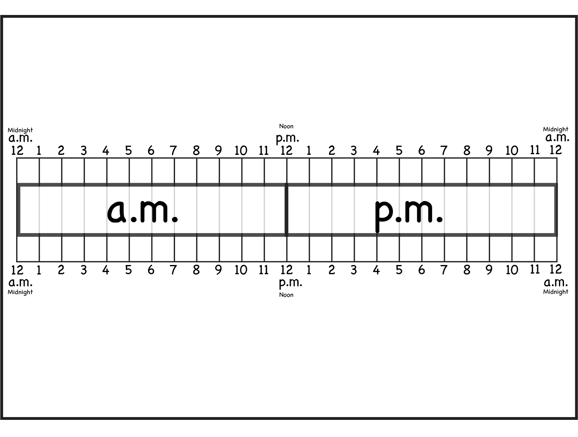 elapsed time rulers for kids