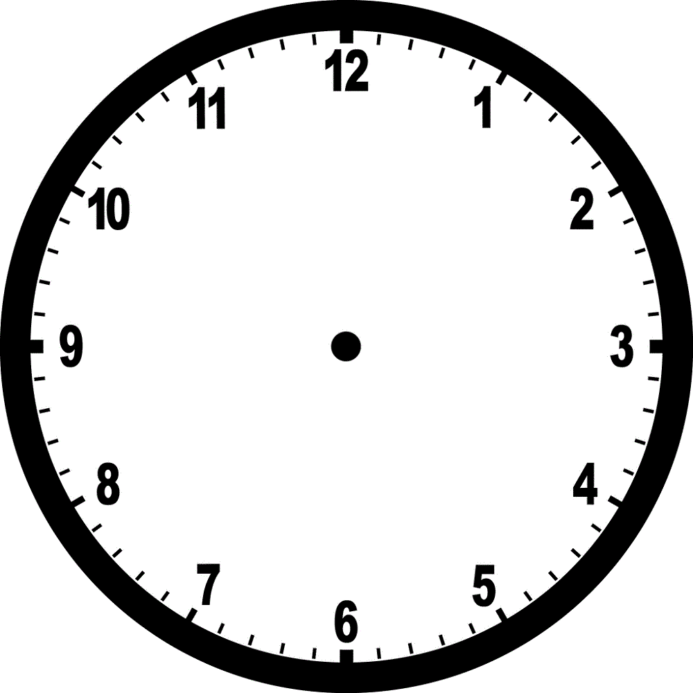 free clock faces blank