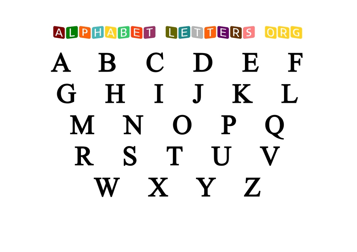 free printable letters for kids