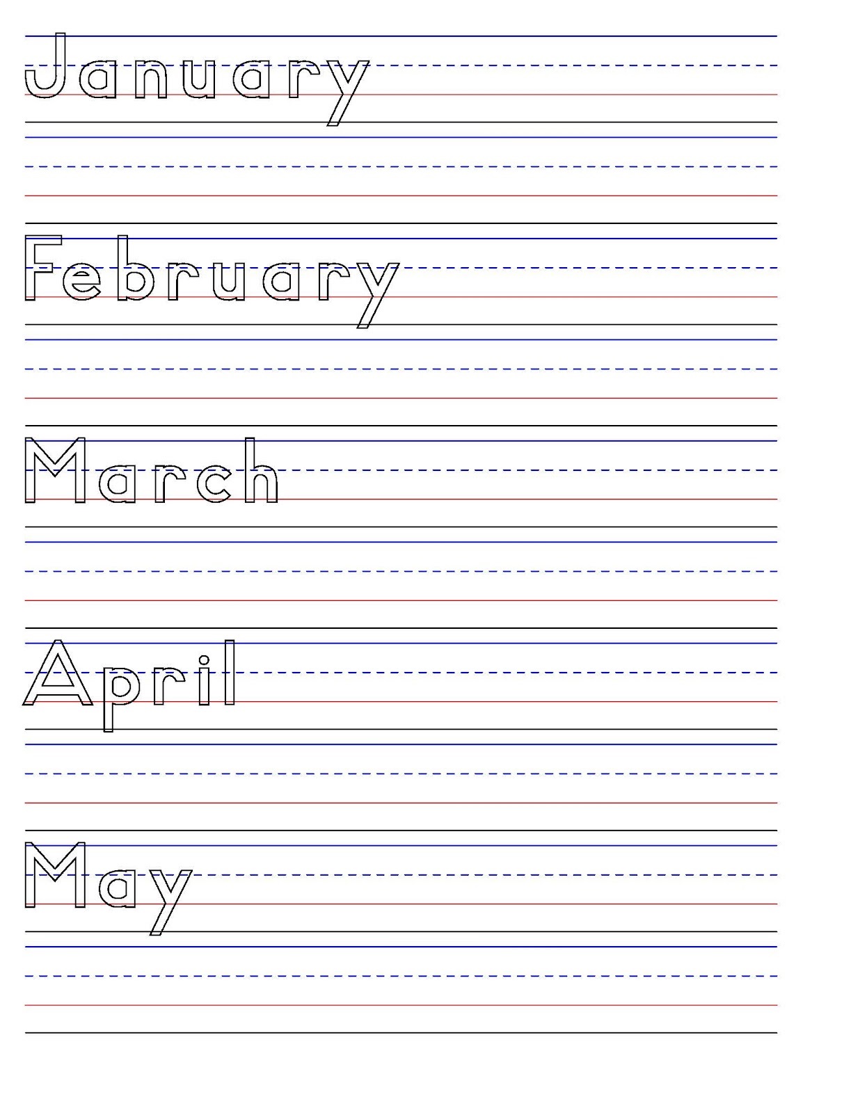 Best Printable Handwriting Sheets | Activity Shelter