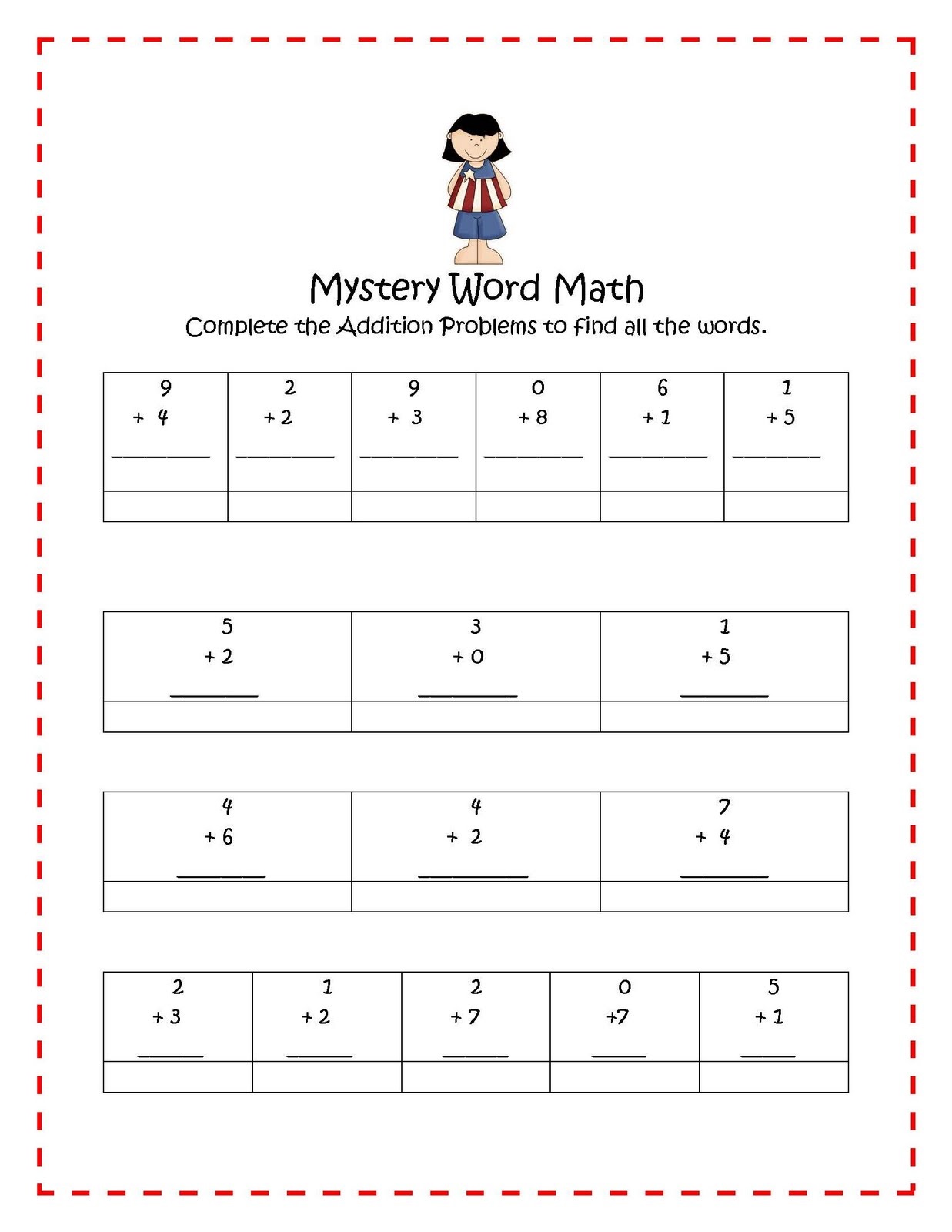 Math Fun Worksheets for Kids | Activity Shelter