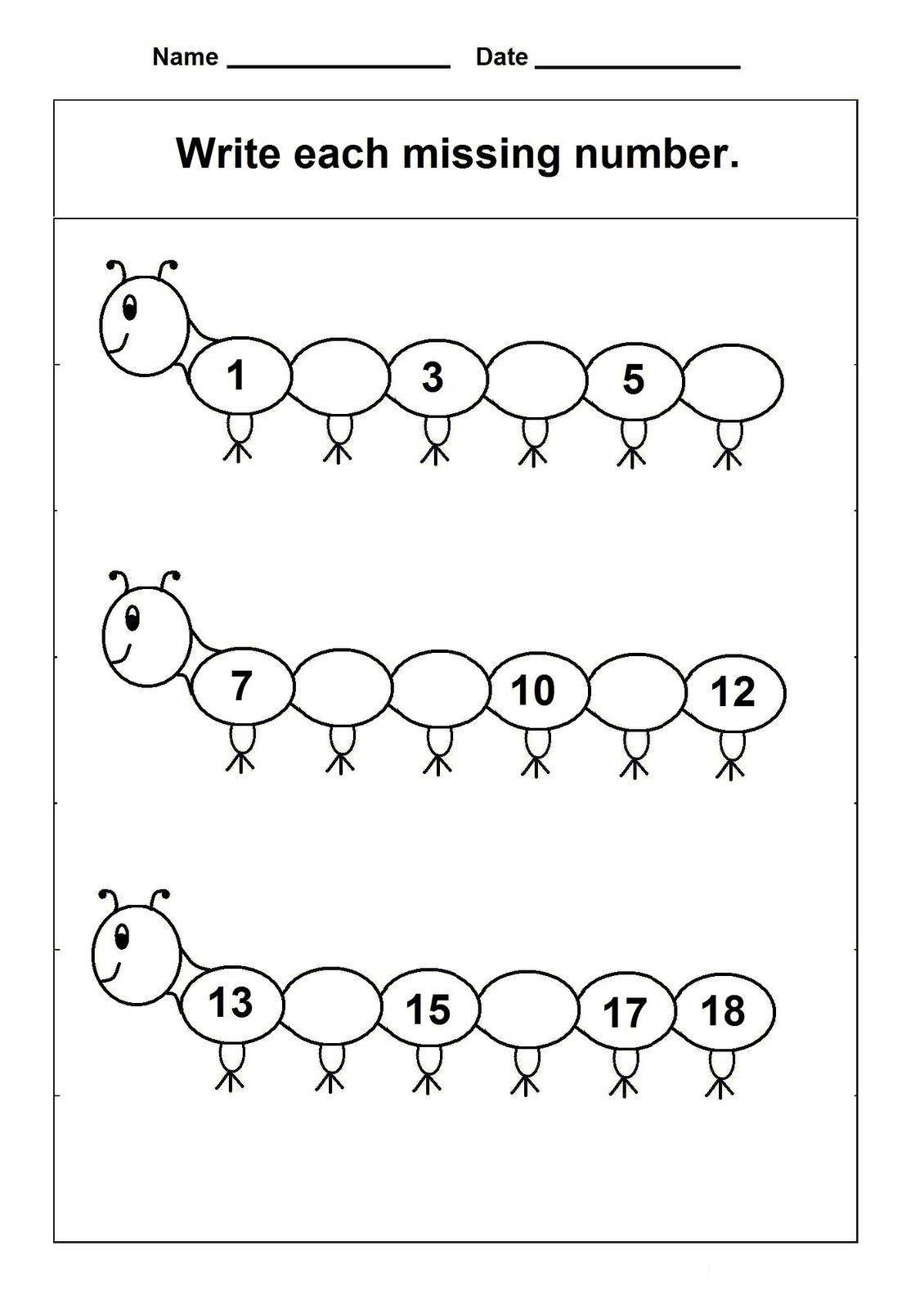 number 15 worksheet for kindergarten