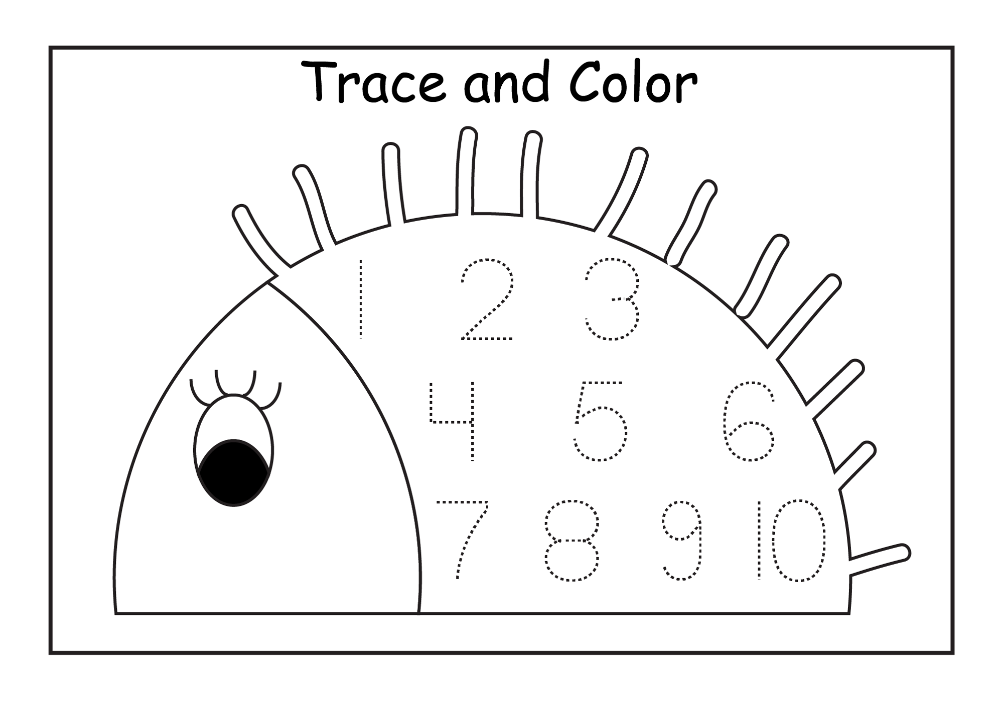 Number 18 Worksheets Preschool