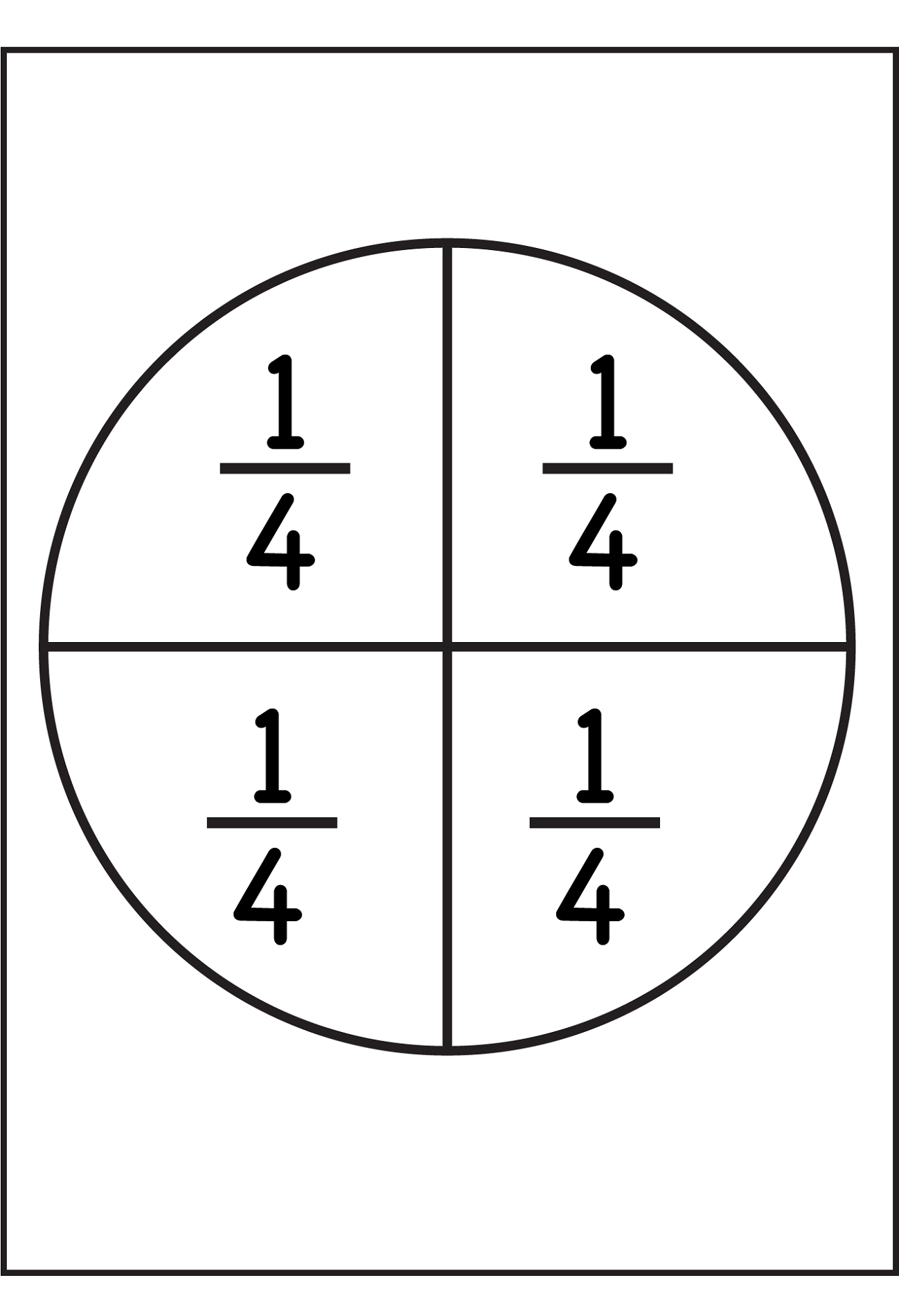 Free Printable Percent Circle Template