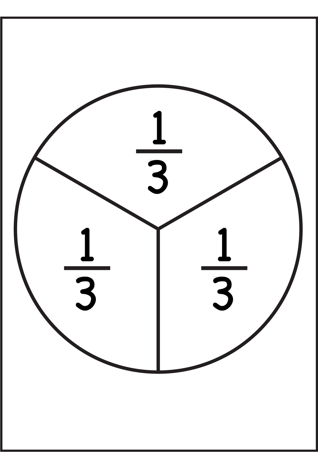 percent circle template simple