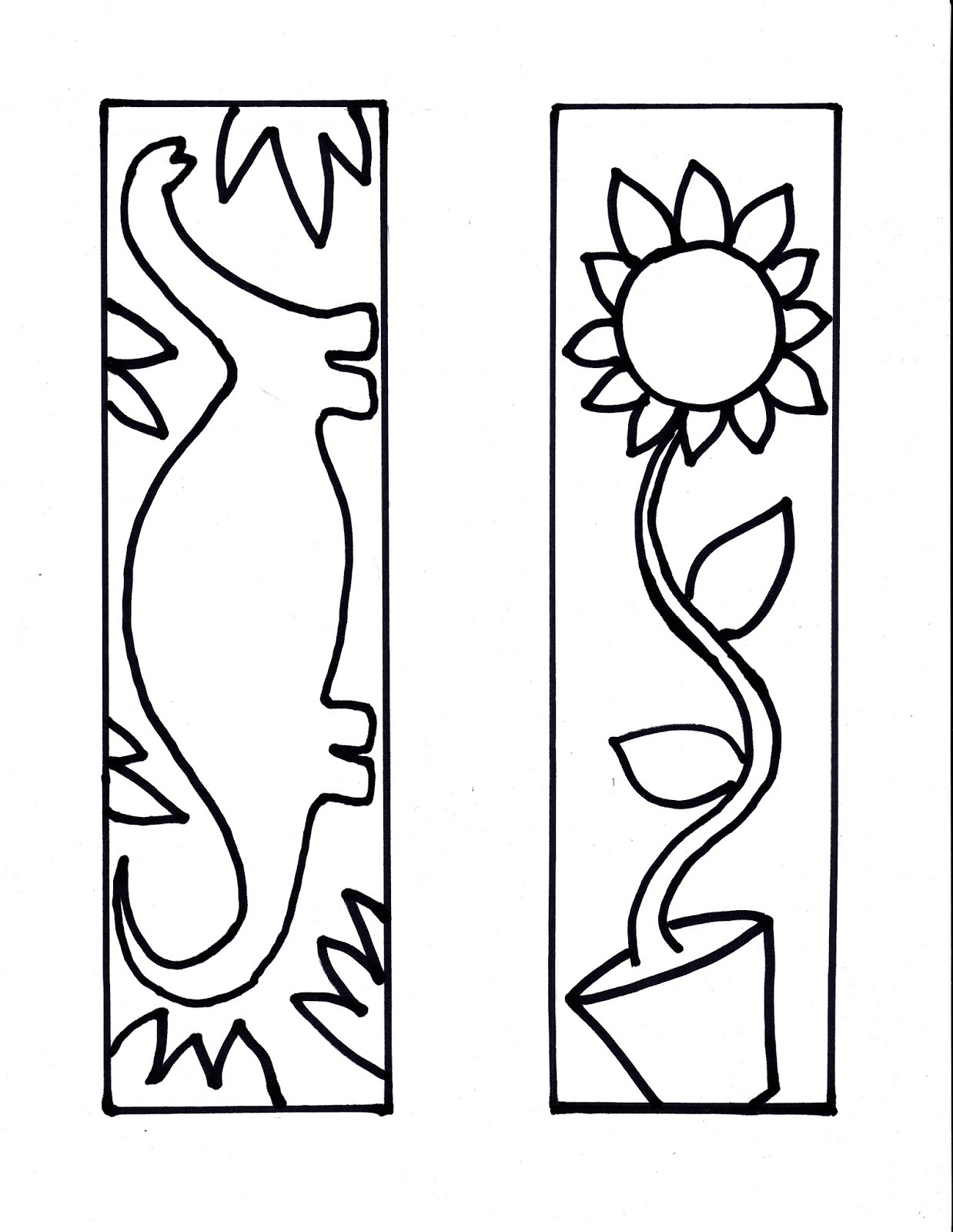 printable bookmarks for kids coloring
