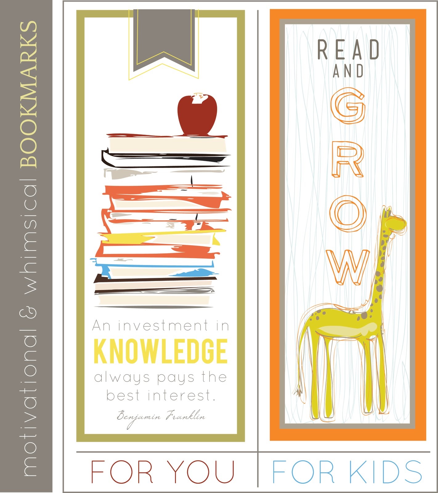 printable bookmarks for kids activity shelter