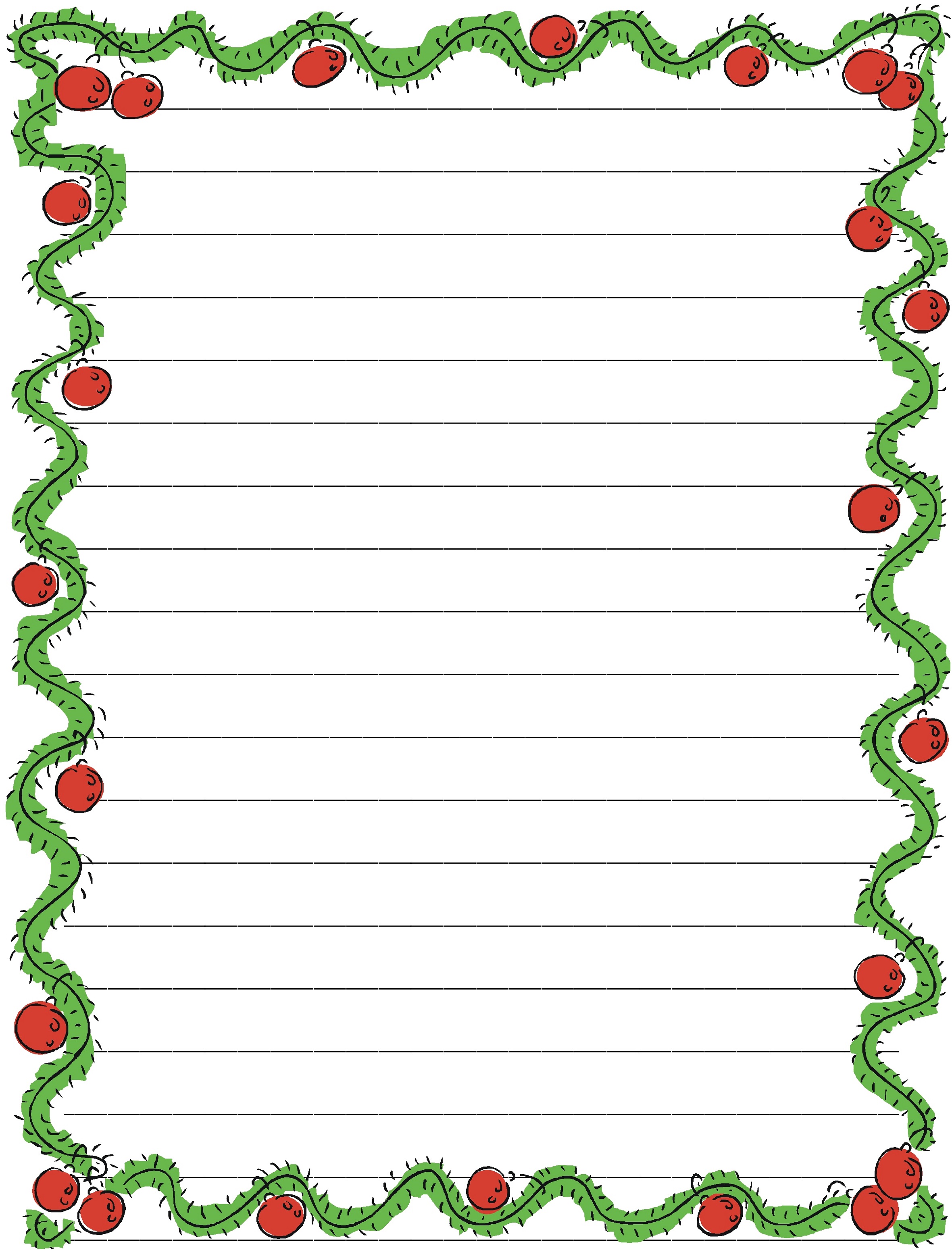 printable notebook paper for kids