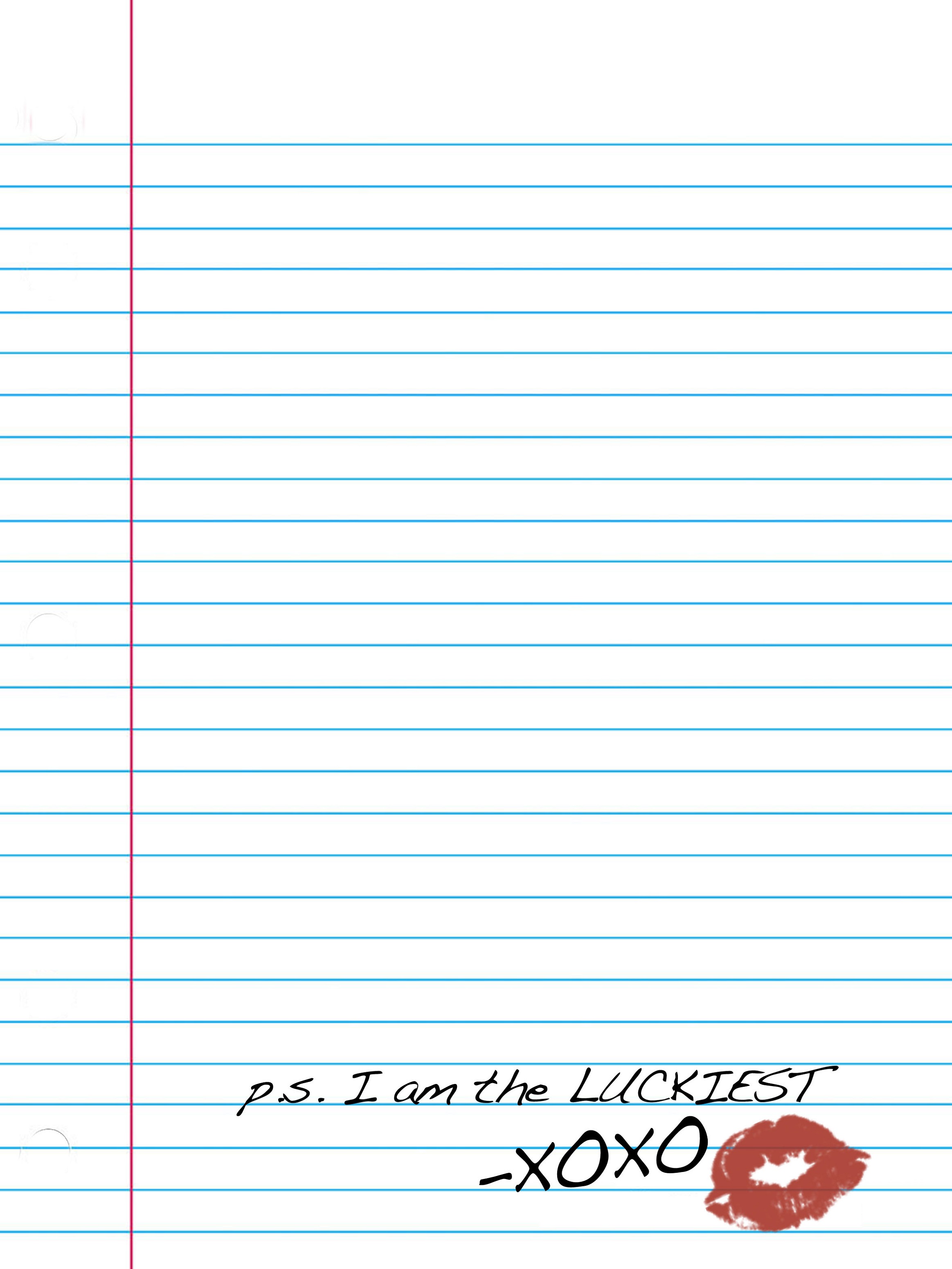 printable notebook paper interesting