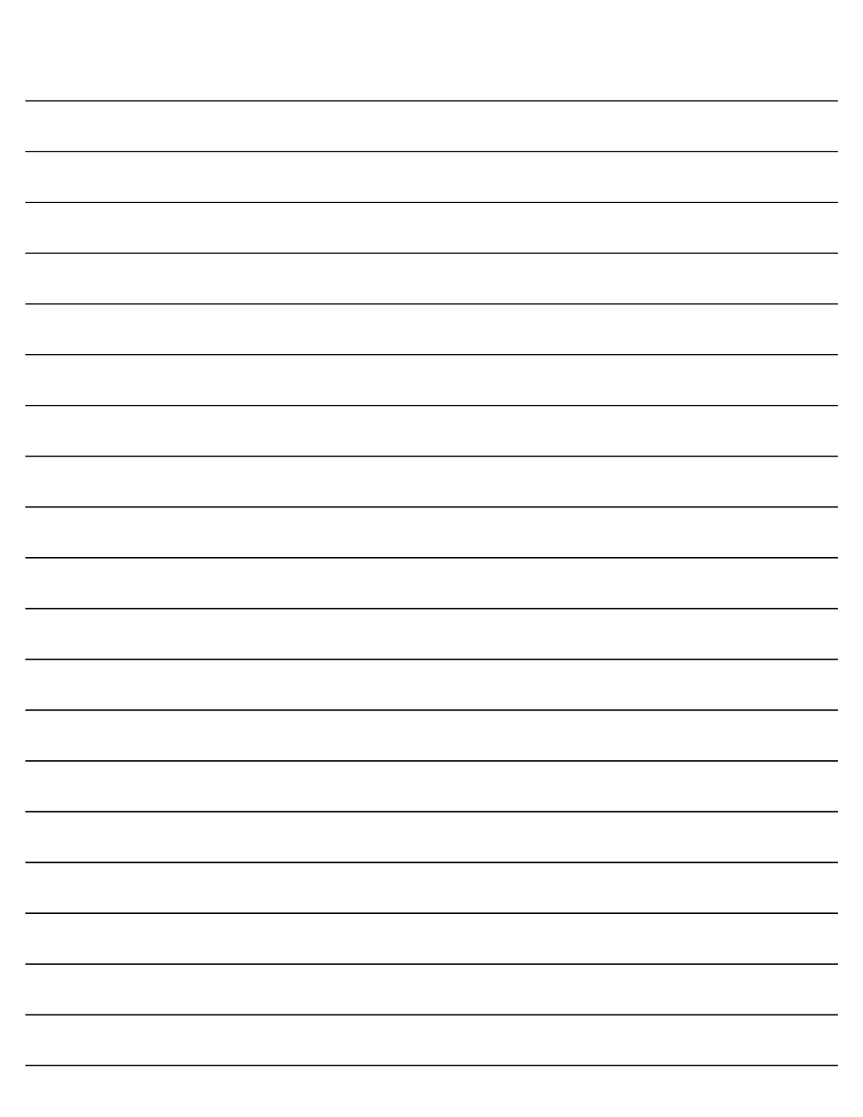 printable notebook paper simple