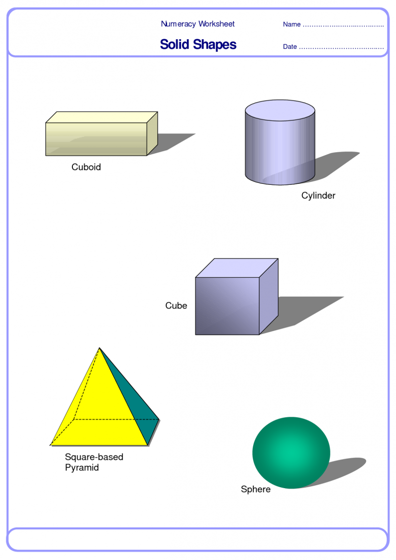 Printable Shape Nets Activity Shelter