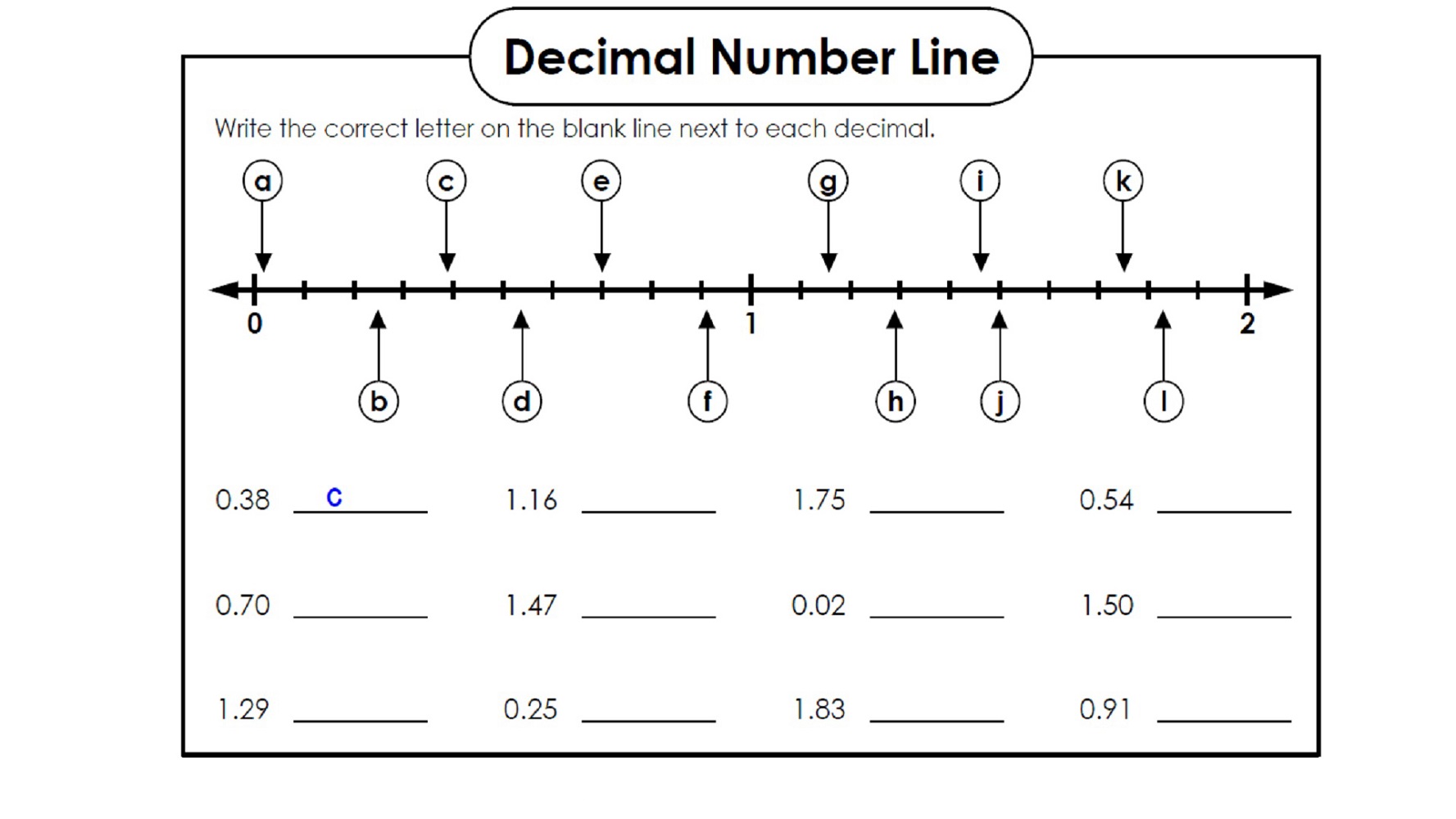 tenths and hundredths worksheets decimal