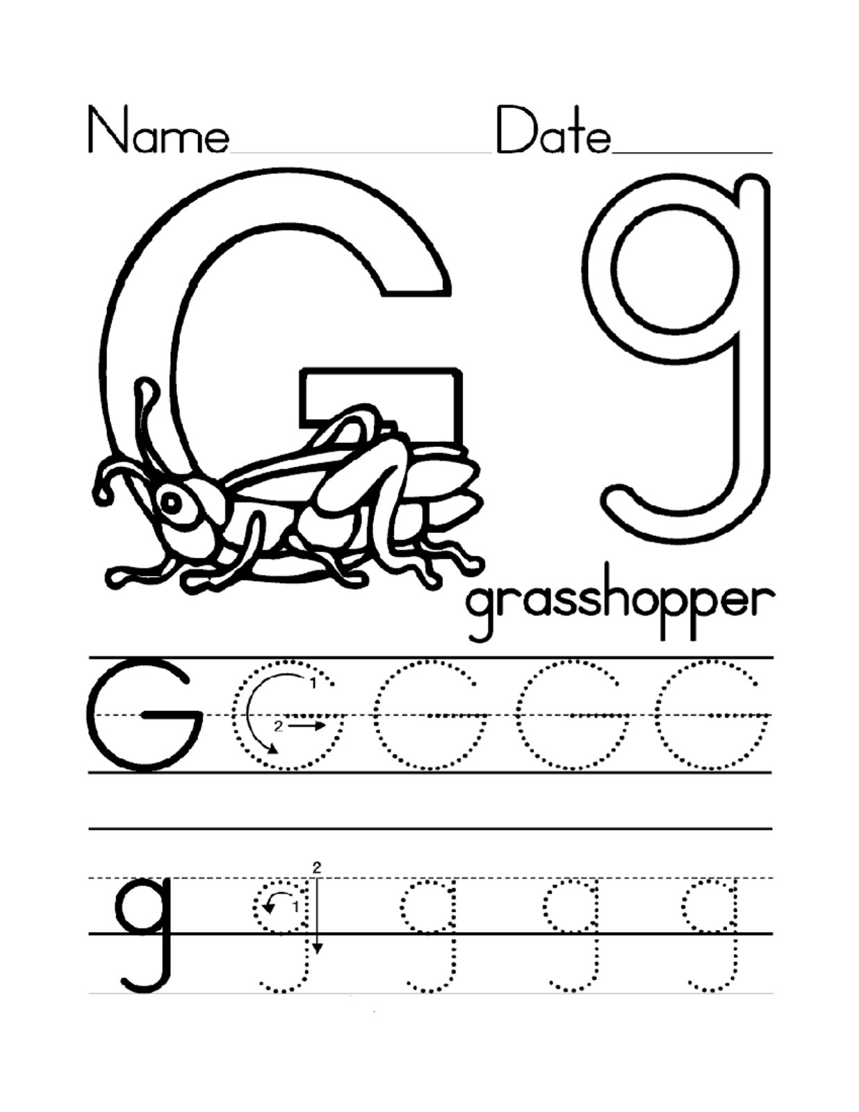 This Free Letter G Worksheet Has All Kinds Of Fun Letter G Activities And Is Great For Preschoolers Letter E Worksheets Letter G Worksheets Letter G Activities