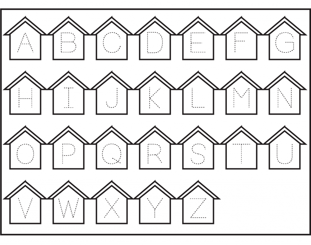 Traceable Letters Worksheets  Activity Shelter