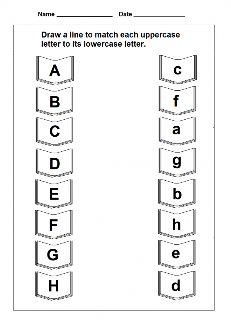 Printable Uppercase And Lowercase Letters Activity Shelter