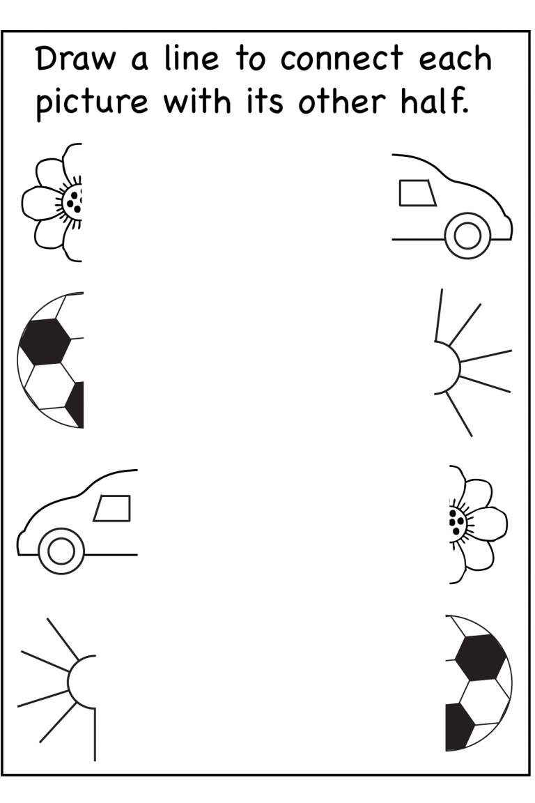 Worksheets for 2 Years Olds Activity Shelter