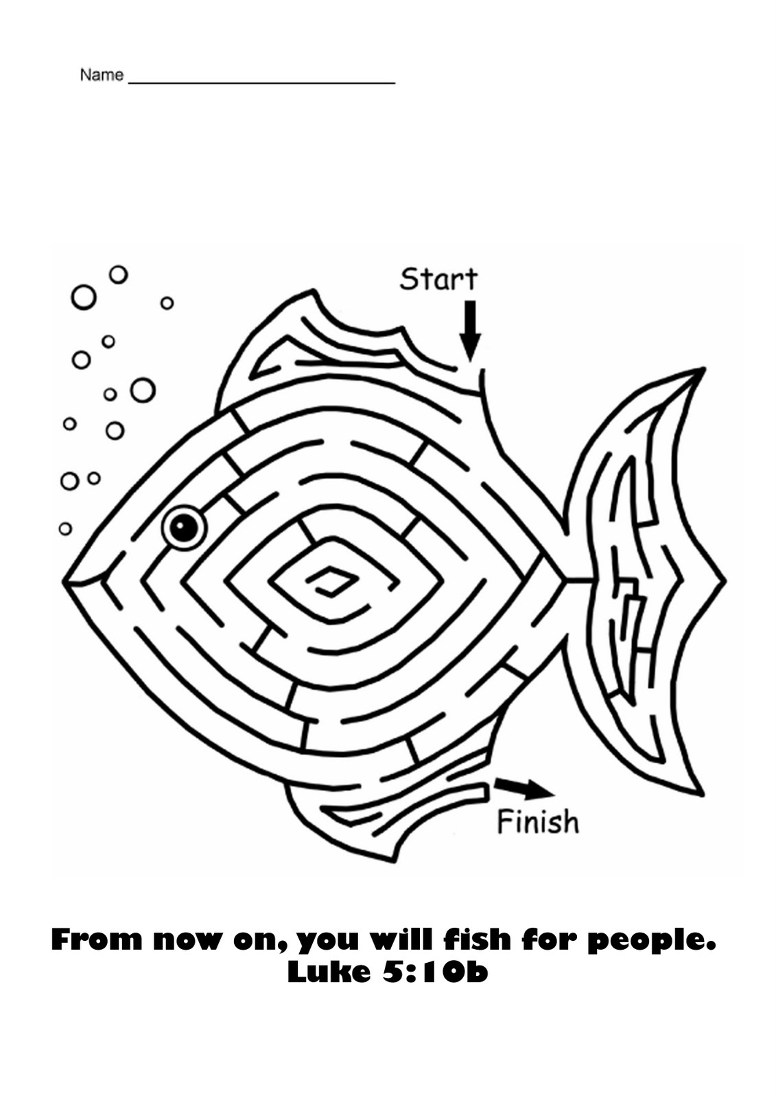 activity sheets for teenagers fish