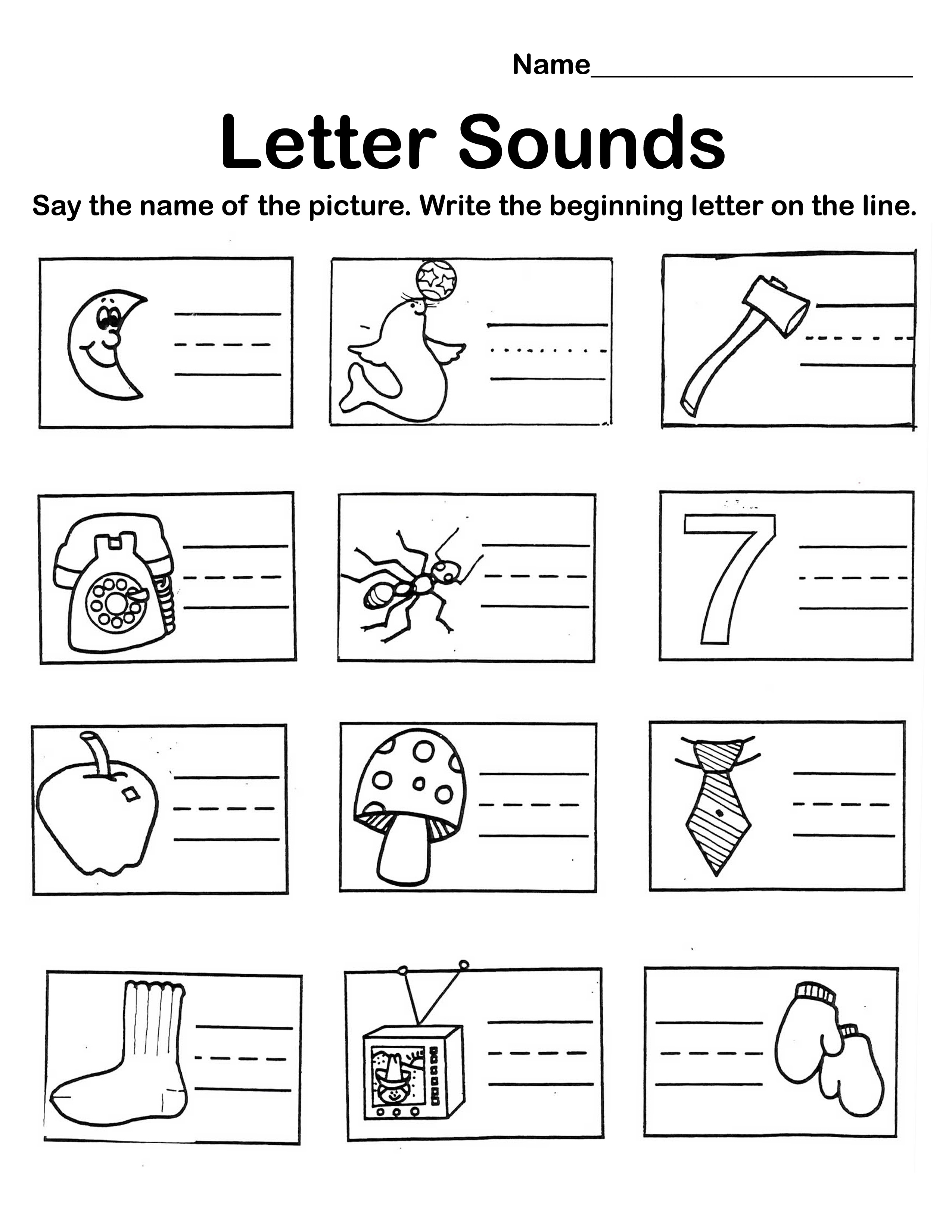 letter i worksheets sounds