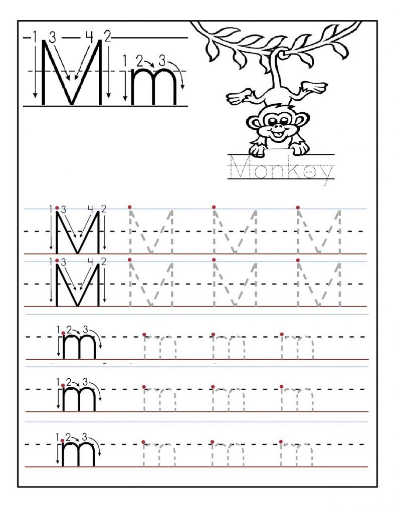 Letter M Worksheets Activity Shelter