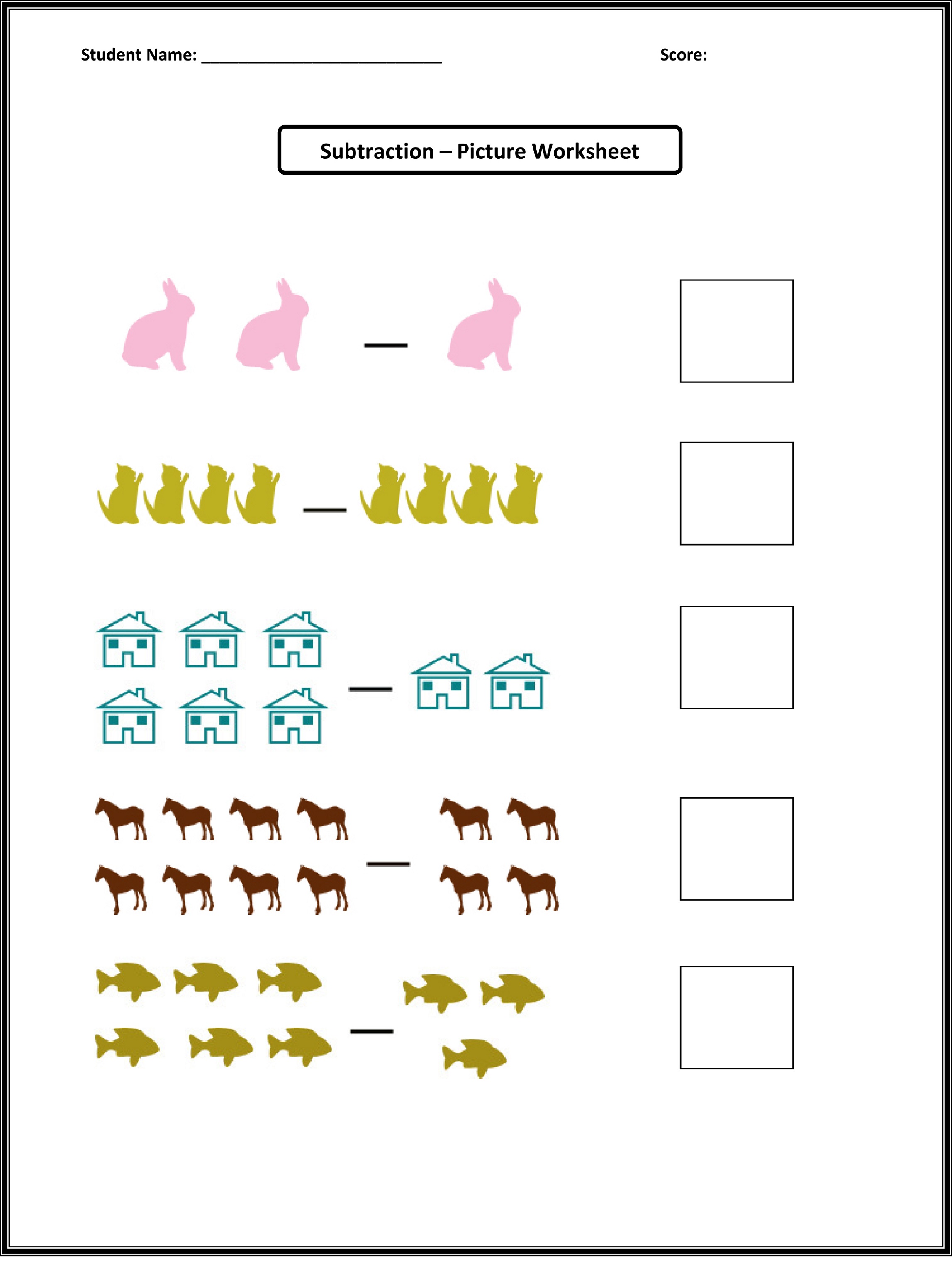 math worksheets images for kids